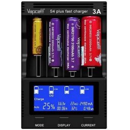Vapcell S4+ Smart Akku Javító Tesztelő Töltő (4957)