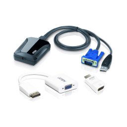Aten CV211CP-AT Laptop USB KVM konzol USB KVM konzol Crash Cart adapter IT Kit
