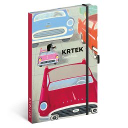The Little Mole and the Car, keménytáblás vonalas notesz