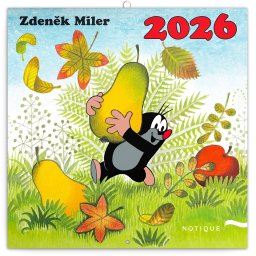 The Little Mole DIY 50 stickers, képes lemeznaptár 2026
