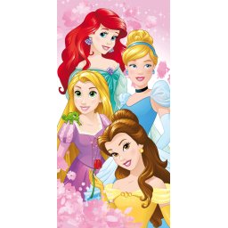 Disney Hercegnők Royal fürdőlepedő, strand törölköző 70x140cm