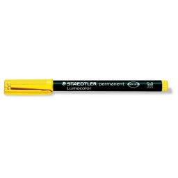 STAEDTLER Alkoholos marker, OHP, 1 mm, STAEDTLER "Lumocolor(R) 317 M", sárga