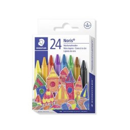 STAEDTLER Zsírkréta, STAEDTLER "Noris 220", 24 különböző szín