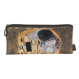 Klimt tolltartó / neszesszer - 19x9 cm - The Kiss - textil