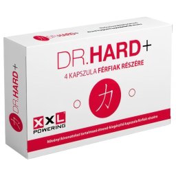 Dr. Hard+ - erős, étrend-kiegészítő kapszula férfiaknak (4 db)