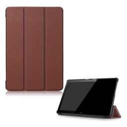 Samsung Galaxy Tab S10 FE Plus (13.1) SM-X620 / X626B, mappa tok, Trifold, barna