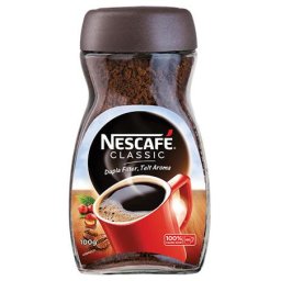 NESCAFE Instant kávé, 100 g, üveges, NESCAFÉ "Classic"