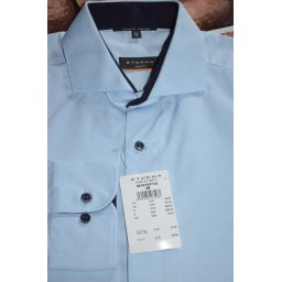 Eterna slim fit kék hosszú ujjú ing, 38