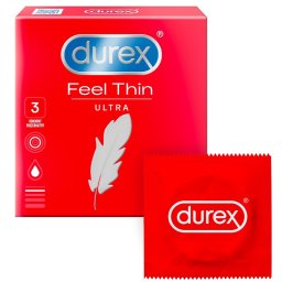 Durex - Feel Ultra Thin extravékony óvszer (3 db)