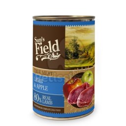 Sam's Field True Meat Lamb & Apple konzerves eledel 24 x 400 g
