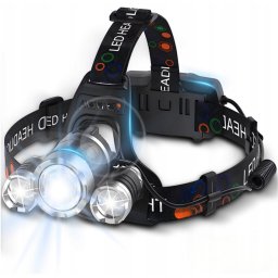 Extra erős XML-T6 fejlámpa, XPE LED, 4 világítási mód, 2100 Lumen, IPX 3