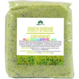 Gyógysó Gyógynövényes 500 g, Erdélyi, 84-féle ásványi anyaggal fürdőkúrákhoz - HerbaDoctor