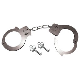 S&M - fém szex bilincs bondage játékhoz (ezüst)