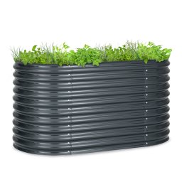 Blumfeldt High Grow, magaságyás, 160 x 80 x 80 cm, hullámlemez, egyszerű telepítés (GDMB4)