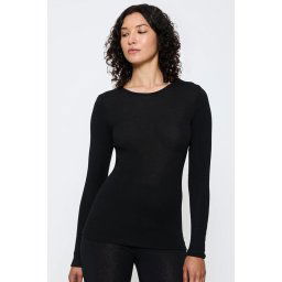 Triumph Beauty Layers Top Wool gyapjúpóló, fekete