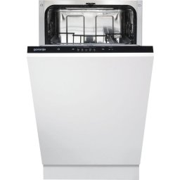 Gorenje GV520E15 Beépíthető mosogatógép, 9 teríték,9 L,5 prog.,47 dB,E,Alsó evőeszk.,45 cm,Autom.ajtónyit.nélkül