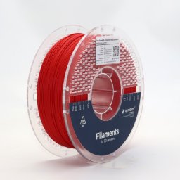 Filament 3D nyomtatókhoz PLA nagy sebességű piros 1.75mm 1kg Gembird (3DP-PLA1.75HY-01-R)