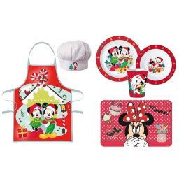 Disney Minnie Sweets kötény és étkészlet csomag