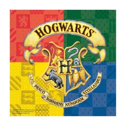 Harry Potter, Hogwarts Házak, szalvéta, 33 x 33 cm, 20 db/cs