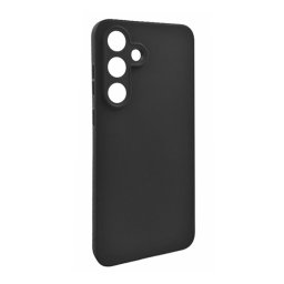 Szilikon telefonvédő (matt) FEKETE Samsung Galaxy S25 FE (SM-S731)
