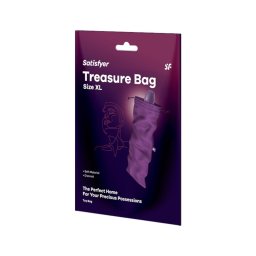 Satisfyer Treasure Bag XL - diszkrét szexjáték tároló táska (lila)