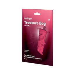 Satisfyer Treasure Bag XL - diszkrét szexjáték tároló táska (pink)