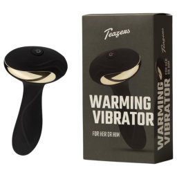 Teazers - fűthető anál vibrátor és prosztata masszírozó (fekete)