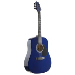 STAGG SW-203TB kék western gitár
