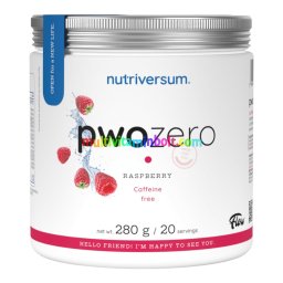 PWO Zero - 280 g - málna - Nutriversum