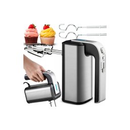 Rozsdamentes kézi mixer, 5 sebességfokozat, 300W
