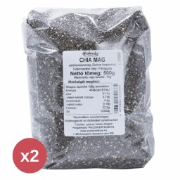 Paleolit Chia mag fekete 2X500 g