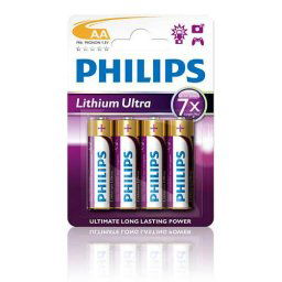 Philips AA Ultra lítium akkumulátorok - 4db