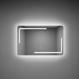 Ada 80 tükör led világítással 80x60 cm