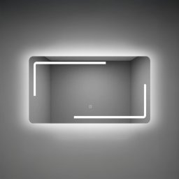 Ada 100 tükör led világítással 100x60 cm