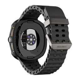 SPIGEN LIQUID AIR szilikon óra keret (ütésállóság) FEKETE Samsung Galaxy Watch 8 eSIM 40mm (SM-L325), Galaxy Watch 8 40mm (SM-L320)