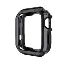 Szilikon keret (BUMPER, ütésállóság) FEKETE Apple Watch Series 10 42mm