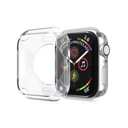 Szilikon keret ÁTLÁTSZÓ Apple Watch Series 3 42mm, Watch Series 2 42mm, Watch Series 1 42mm