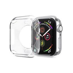 Szilikon keret ÁTLÁTSZÓ Apple Watch Series 9 45mm, Watch Series 8 45mm, Watch Series 7 45mm