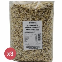 Paleolit Gluténmentes magyar zabpehely 3X1000 g