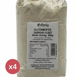 Paleolit Gluténmentes magyar zabpehelyliszt 4X500 g