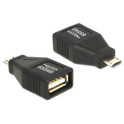 Delock adapter USB micro-B férfi > USB 2.0-A női OTG, minden tokban