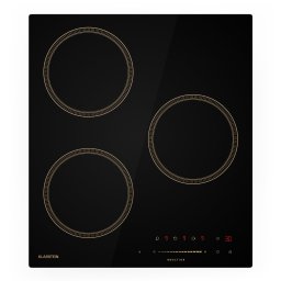 Klarstein Victoria indukciós főzőlap, 45 cm, 6 600 W, 3 főzőzóna, csúszka vezérlés, boost (CP4-KL-Vct-45-Blk)
