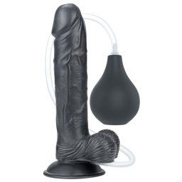 Squirting - Squirt Dildo Black Ejakuláló dildo