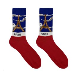 Párizs Eiffel tornyos vidám zokni