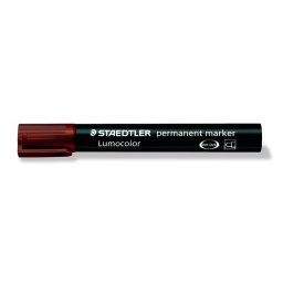 STAEDTLER Alkoholos marker, 2 mm, kúpos, STAEDTLER "Lumocolor(R) 352", barna