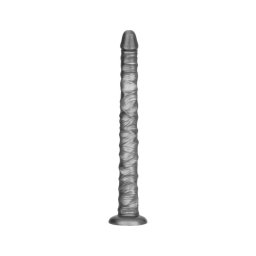 Lovetoy King Sized - extra nagy vibrátor - 40,5 cm (szürke)