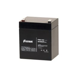 FUKAWA akkumulátor FW 5-12 U (12V; 5Ah; faston F2-6,3mm; élettartam 5 év)