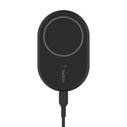 Belkin BOOST CHARGE MagSafe mágneses autós tartó töltővel, 10 W, adapter nélkül, fekete