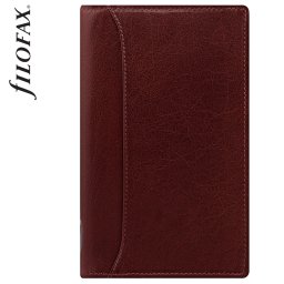 Filofax Lockwood Personal Slim Gránátvörös