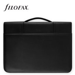 Filofax Metropol Mappa A4 Zip Fogantyúval Fekete